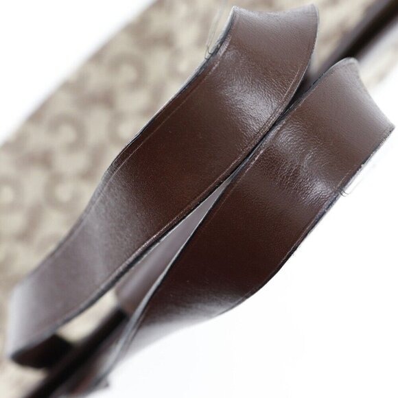 CELINE C Macadam Tote Bag Brown canvas Women - Picture 8 of 8